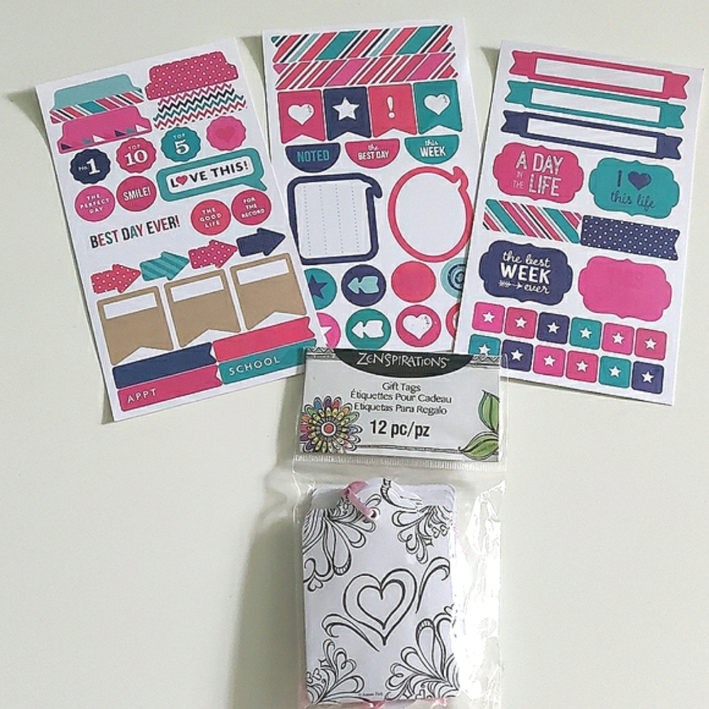 BRAND NEW PLANNER STICKERS AND GIFT TAGS